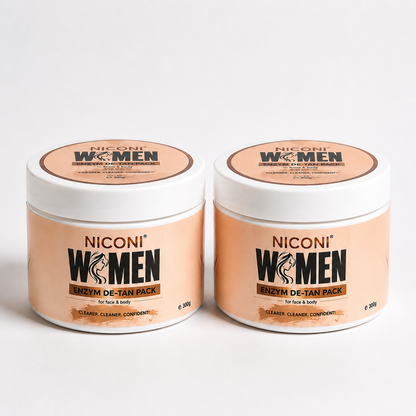 NICONI Women Enzyme De-Tan Pack for Face & Body – 300g