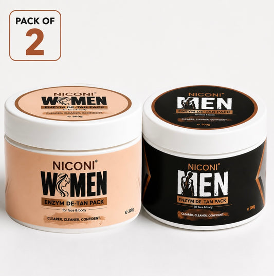 Niconi Enzyme De-Tan Pack - Duo Pack
